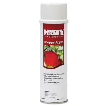 Misty Handheld Air Deodorizer, Snappy Apple, 10 oz Aerosol Spray, PK12 1001844